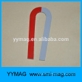 Cast Alnico red and white painted U-Type magnet